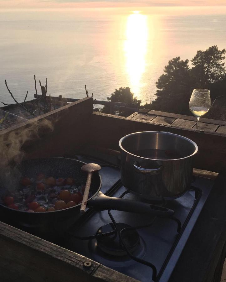 Refuge Uwabio Organic Vineyard Cinqueterre Villa Riomaggiore Dış mekan fotoğraf
